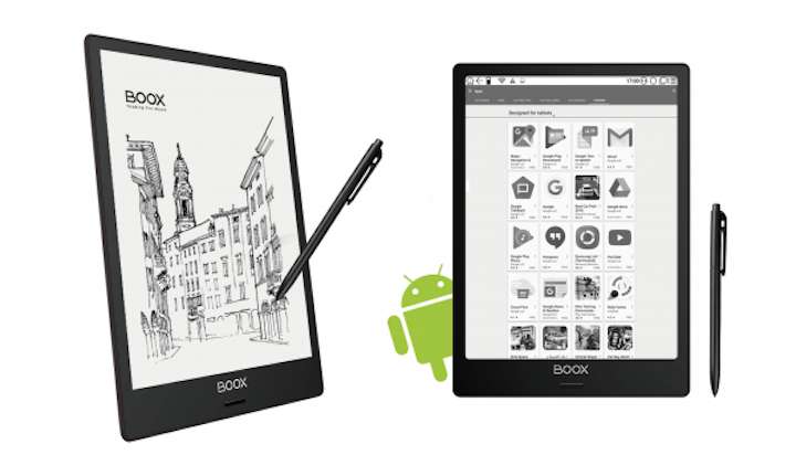 Android搭載のE-Ink電子書籍リーダーだからアプリも使える
