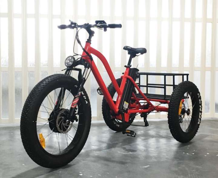 頑丈＆巨大な荷台付き電動アシスト三輪車なら重い荷物も余裕だぞ