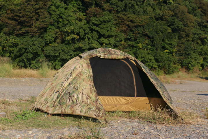 ケルティのミルスペックなソロテントは軽くて設営もスピーディーでした