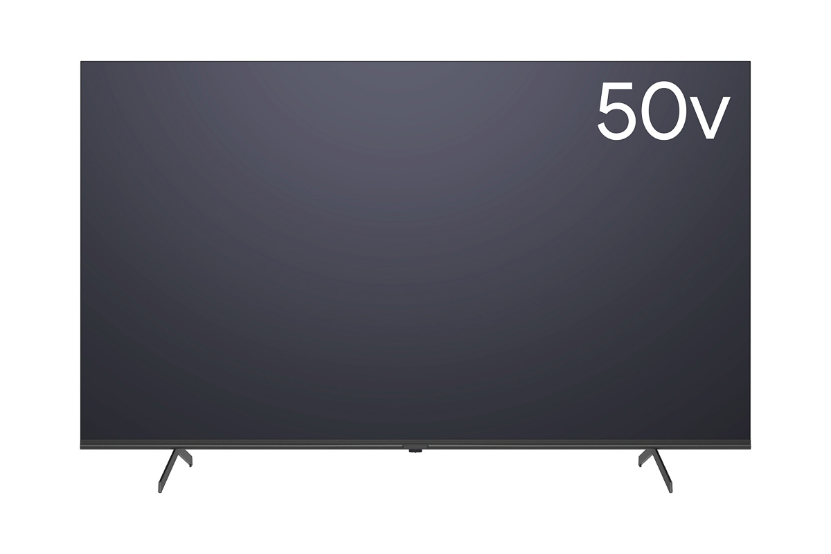 地上波、ネット動画どちらも満喫できるGoogle TV搭載4K50V型テレビが4