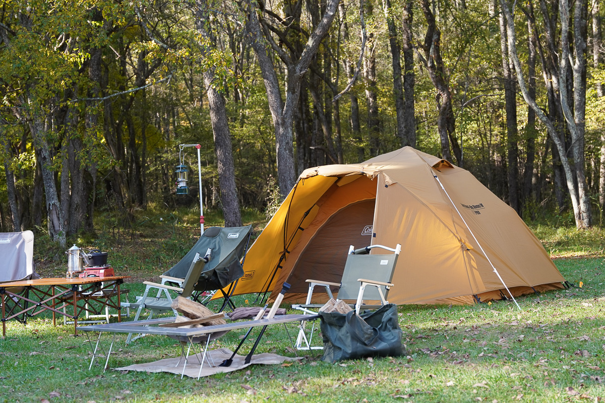 コールマン「インスタントアップドーム/240」はワンタッチテントなのに