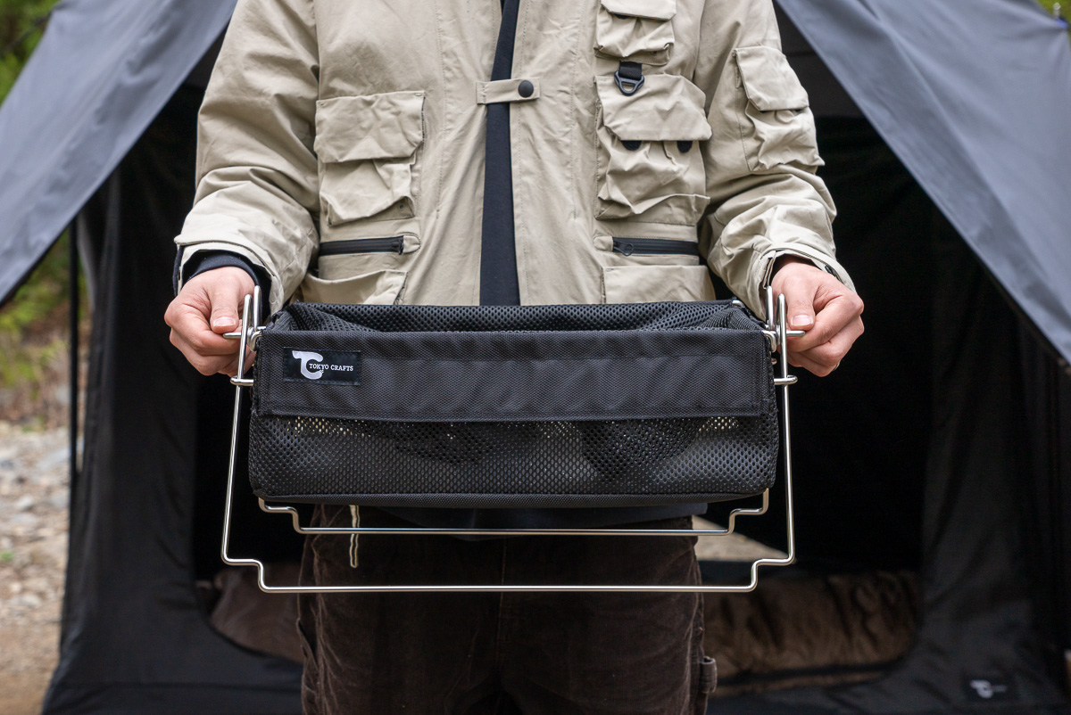 しまえて運べてスタッキングもOK。TOKYO CRAFTSのメッシュコンテナは