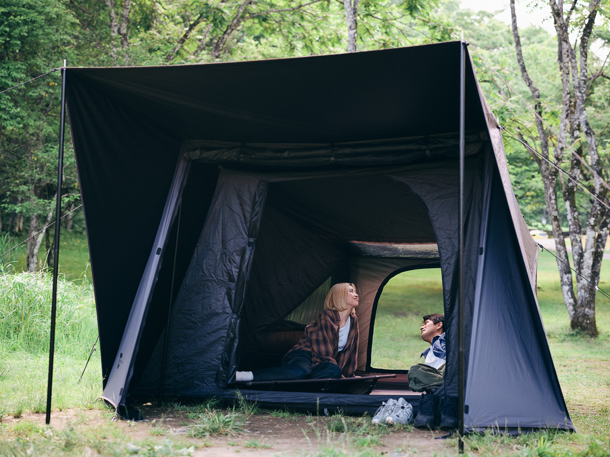 昼は涼しく過ごせて夜は星を眺められる。TOKYO CRAFTSの新作テント