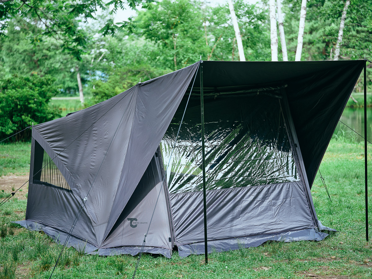 昼は涼しく過ごせて夜は星を眺められる。TOKYO CRAFTSの新作テント