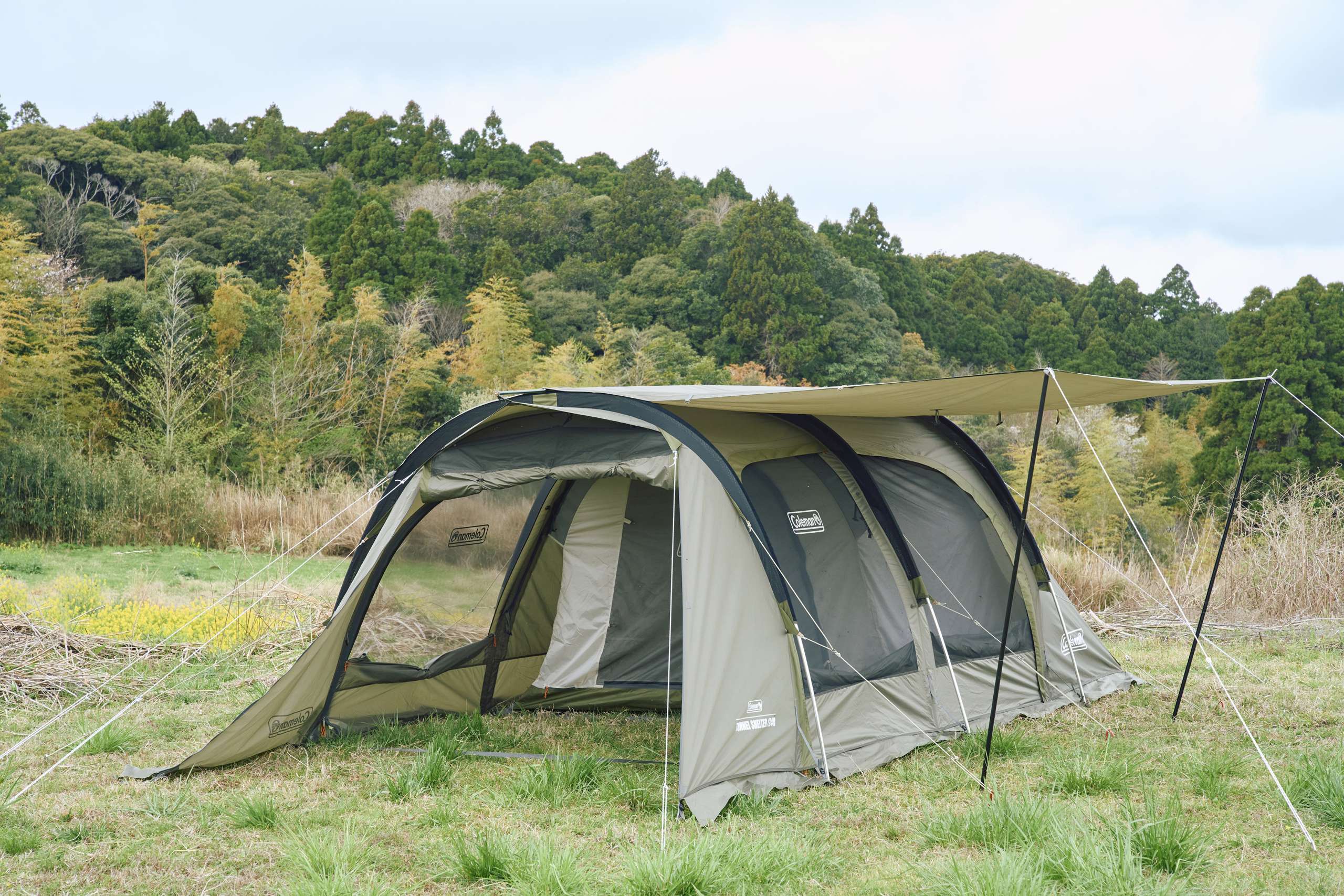 コールマン「トンネルシェルター/240」は多彩なアレンジが可能！動く