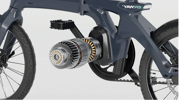 視線を集める一台！フルカーボンの電動アシスト自転車は