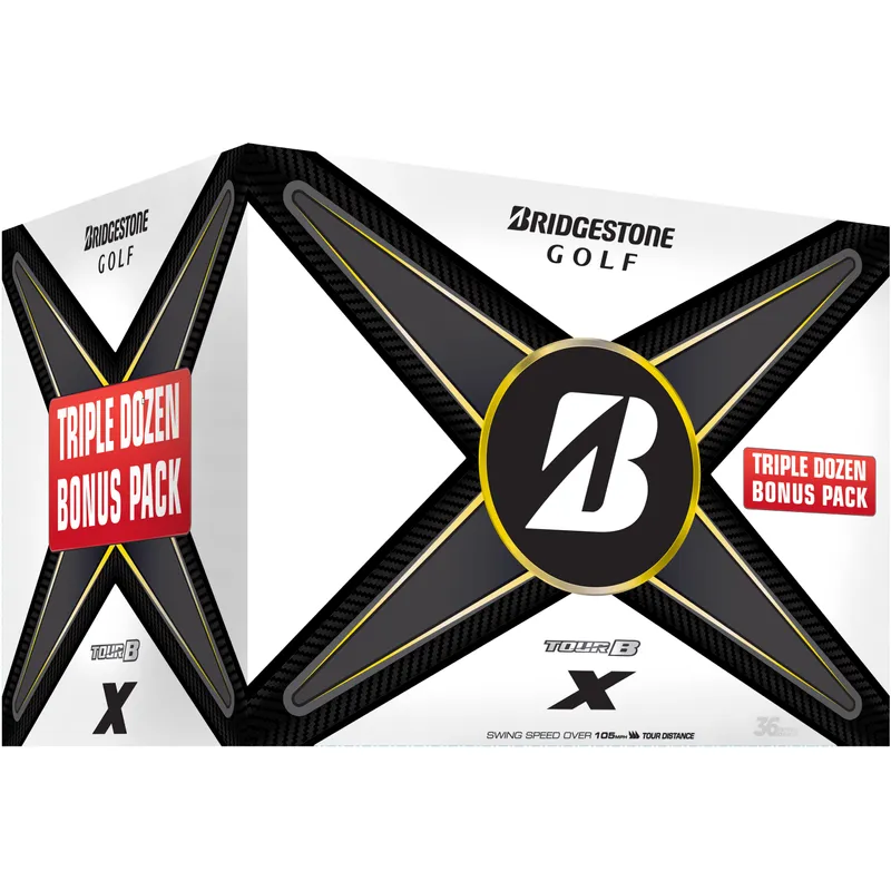 Bridgestone Tour B X Golf Balls - 3 Pack - Golfballs.com