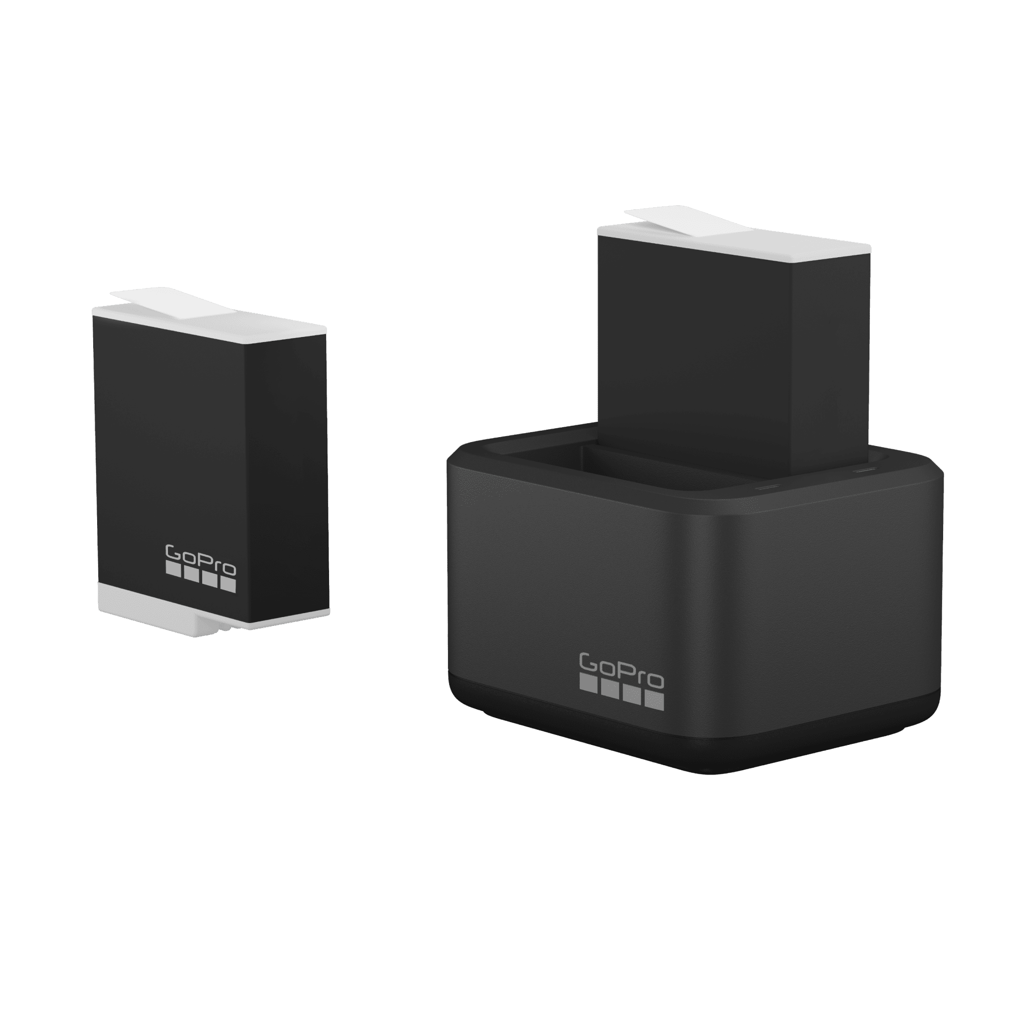 Dual Optimized Battery Charger + 2 Enduro Camera Batteries | GoPro