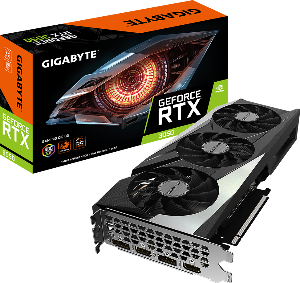 GeForce RTX™ 3050 GAMING OC 8G - GIGABYTE Global