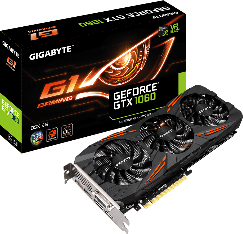 GeForce® GTX 1060 G1 Gaming D5X 6G - GIGABYTE Japan