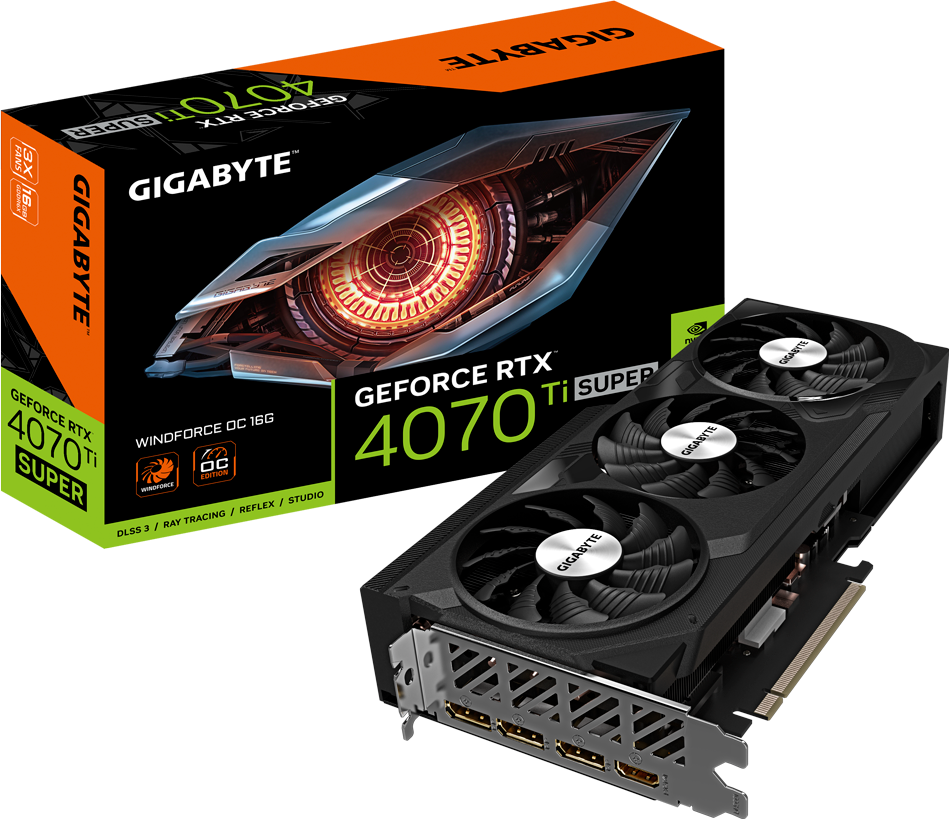 GeForce RTX™ 4070 Ti SUPER WINDFORCE OC 16G - GIGABYTE Japan
