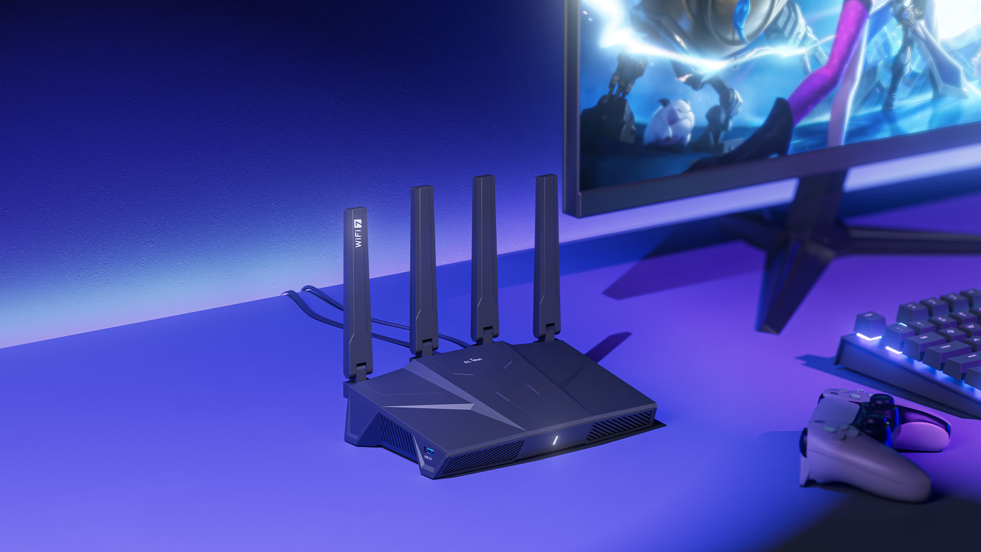 Flint 3 (GL-BE9300) | Wi-Fi 7 ホームルーター - GL.iNet