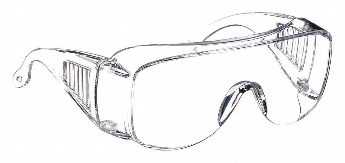CONDOR, Clear Lens Color, Frameless, Safety Glasses - 4JND5|4JND5