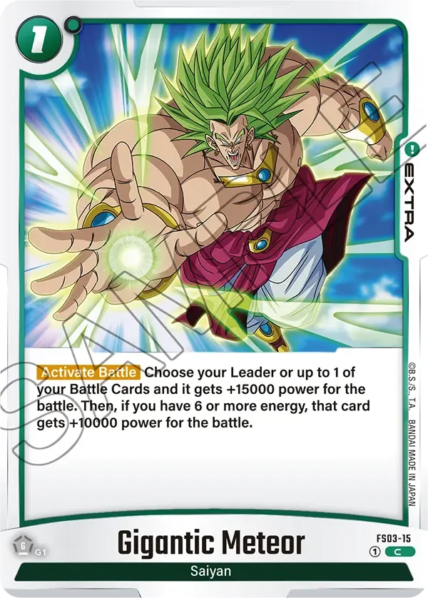 FS03-15 Gigantic Meteor Dragon Ball Super Card Game Fusion World