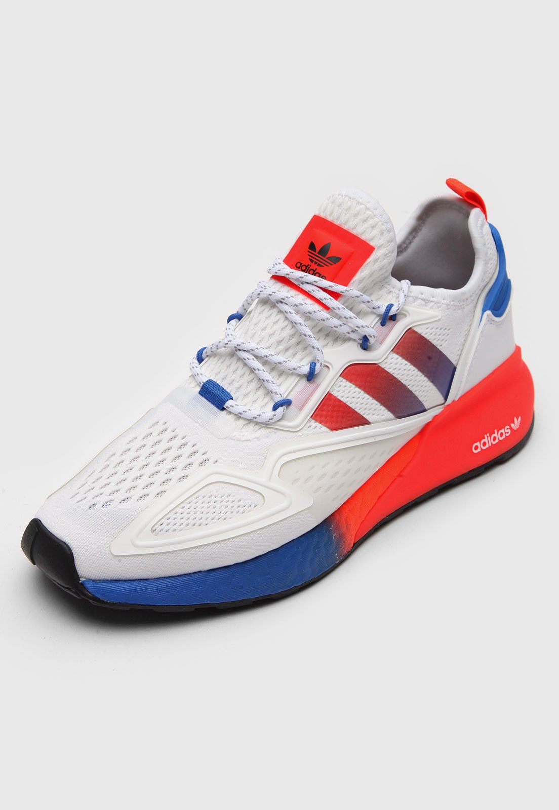 Tênis adidas Originals Zx 2K Boost Laranja/Azul - Faz a Boa!