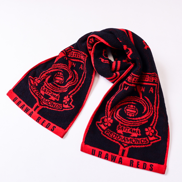 タオルマフラー（クロス/ブラック） | 浦和レッズオンラインショップ