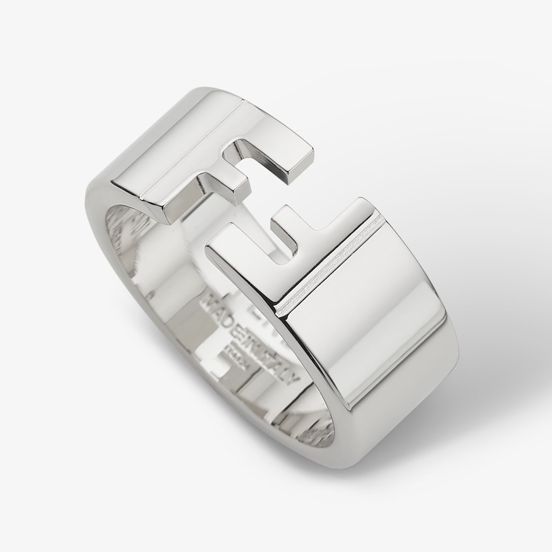 FFリング シルバー仕上げ シルバー | Fendi