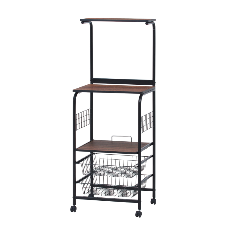 レンジ台 キッチンワゴン キャスター付きワゴン [幅51.5] | 【公式