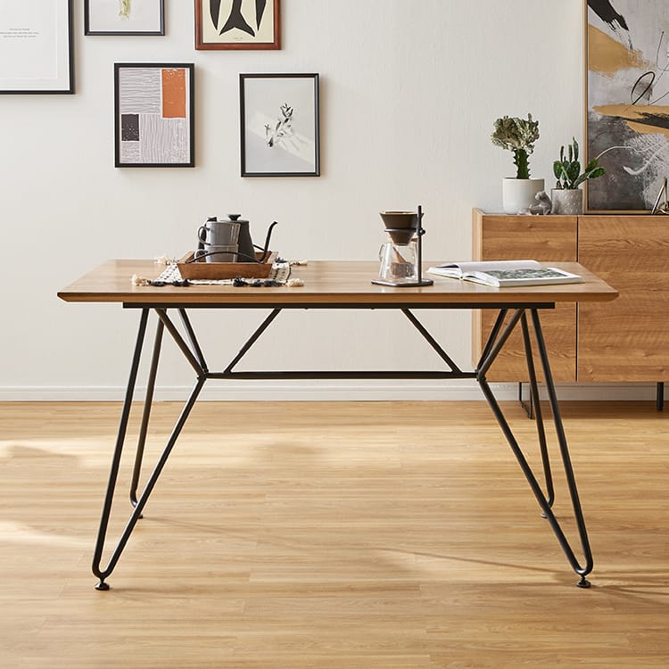 ダイニングテーブル 単品 木製 インダストリアル ヴィンテージ調