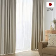 ベージュ] ドレープカーテン＆レースセット 1級遮光 洗濯可 | 【公式