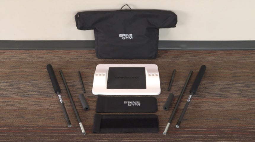 組み立て1分、7cmの隙間に収納できる！立ったまま体幹を鍛える新感覚の