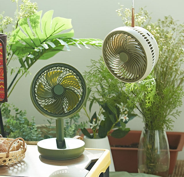 掛け・卓上・コードレス」年中使えるサーキュレーター扇風機