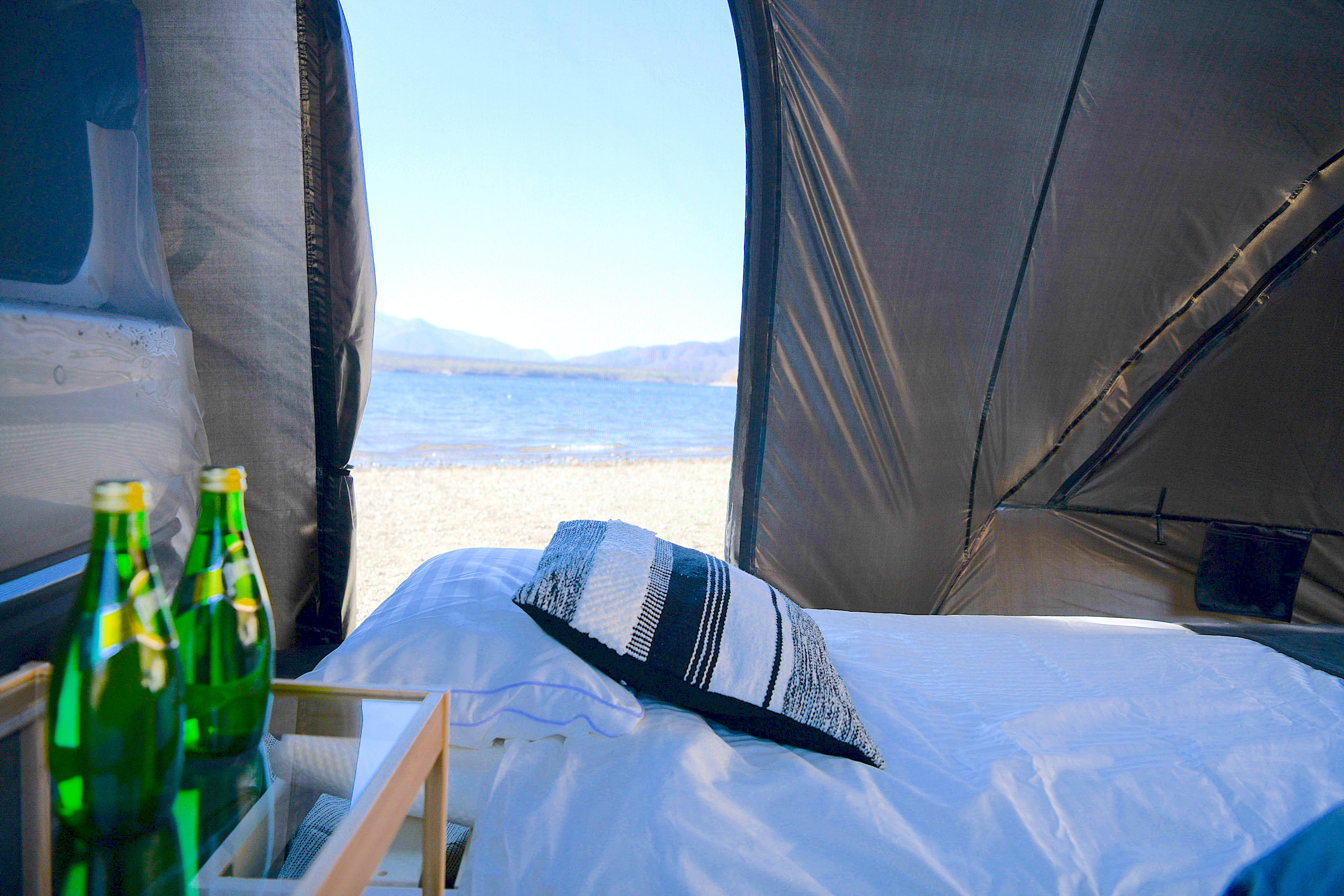 車中泊! 車に連結できるテント(カーレックス）アウトドアで快適な