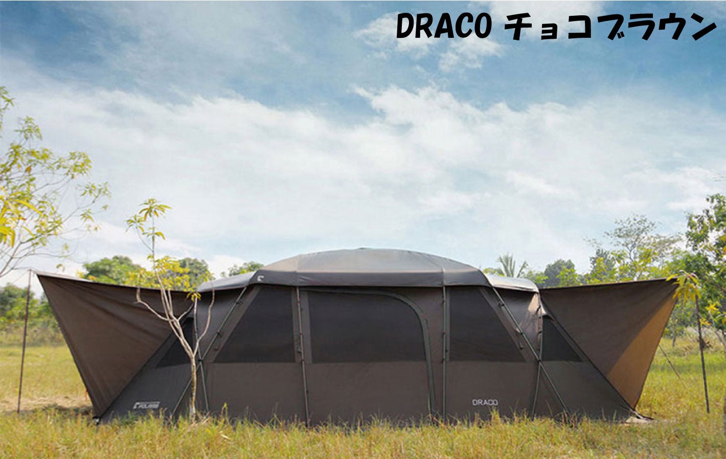 韓国で人気のブランド！大人数でも広々快適なキャンプテント【POLARIS