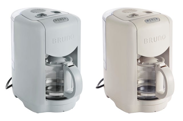 BRUNOから遂に！スイッチひとつで、挽きたてが愉しめるミル付き
