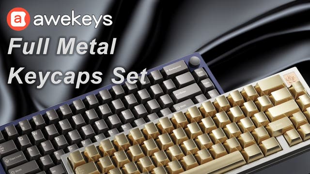 新感覚】完全メタル製キーキャップで極上のタイピング体験を。by