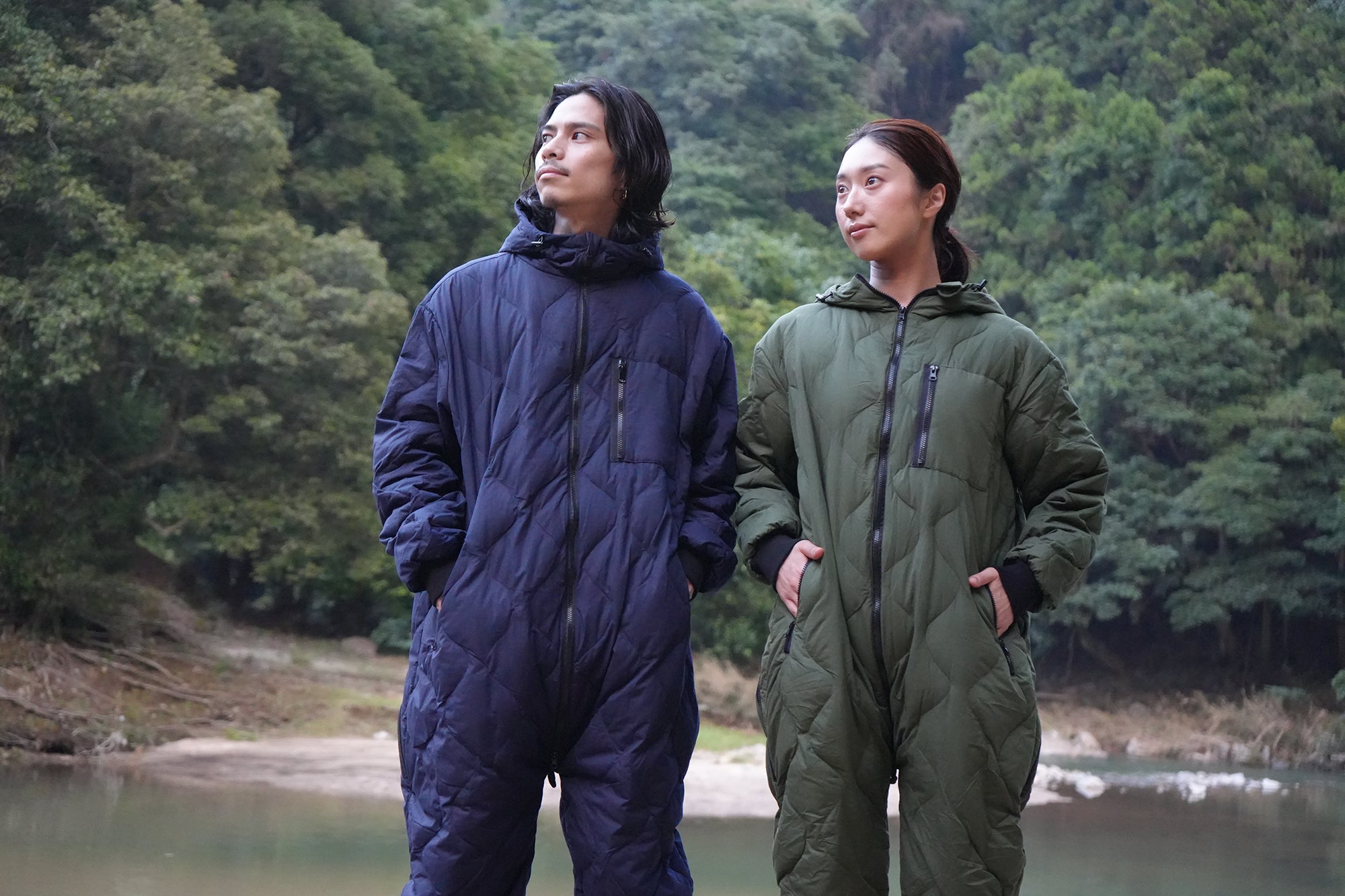 トイレも楽な進化版】着たまま動ける！走れる！本格ダウンのあったか