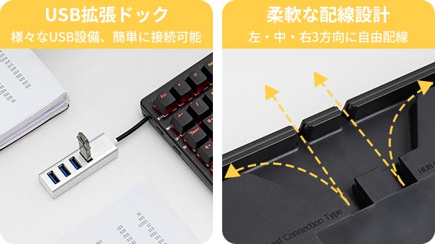 作業効率に革命を，効率が劇的に向上！左手用メカニカルキーボード