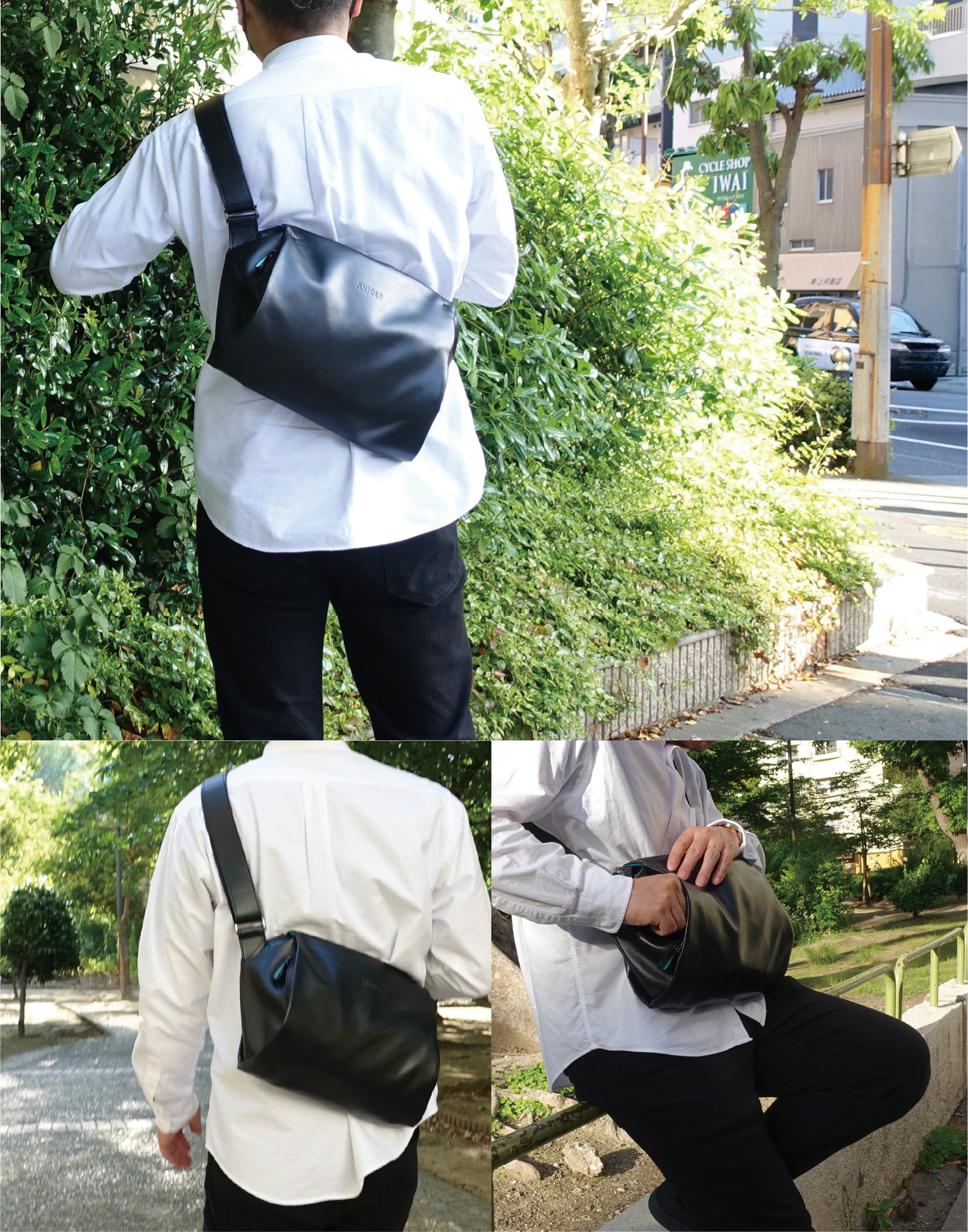 100年続く新定番を】瞬間開閉と防犯を両立した 「本革メッセンジャー