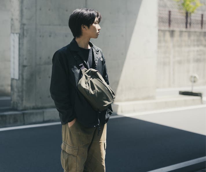 5色のカラバリ】荷物にあわせて姿を変えるスリングバッグ！一眼カメラ