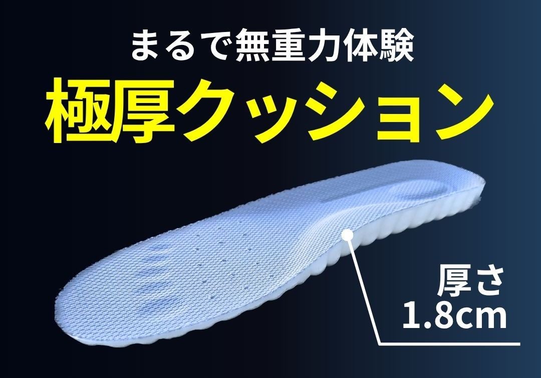 抗菌加工】靴に入れるだけ、まるで無重力。柔らか＆高反発インソール第