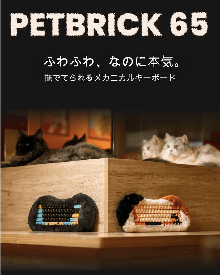 新感覚タイピング体験】 撫でるたび、心がほどけるキーボード