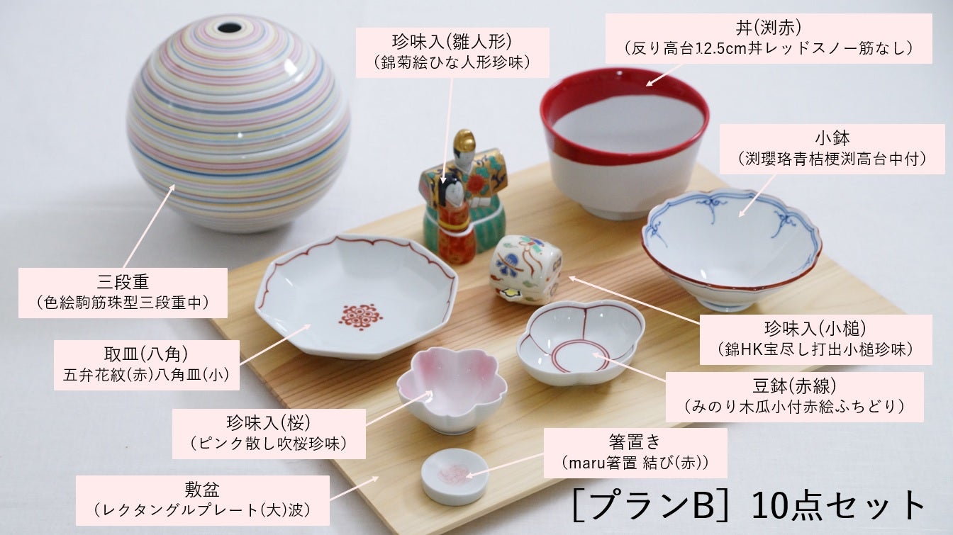 器のプロが厳選した、春を彩るホンモノの有田焼和食器セット