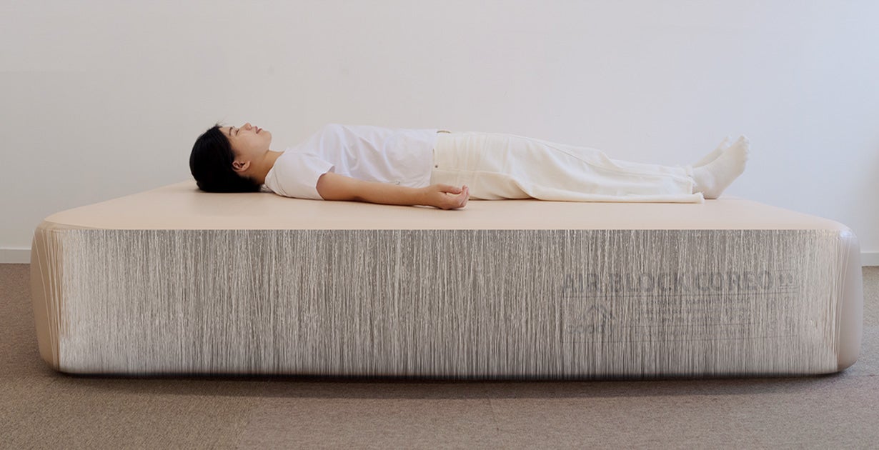 coody エアベッド AIR BLOCK シングルサイズ 2セット ベージュ coody