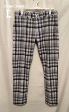 PEARLY GATES サイズ5(L相当) チェック メンズゴルフパンツ - メルカリ