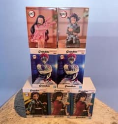 鬼滅の刃 Grandista フィギュア 7点 猗窩座 冨岡義勇 竈門炭治郎