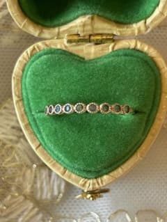 セイレーンアズーロ ハーフエタニティ リング 指輪 K10 - メルカリ