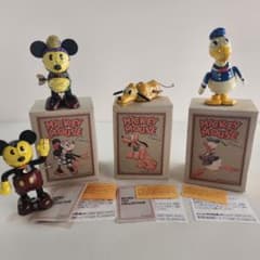 ディズニー ゼンマイ ブリキ人形 4体セット ヤングエポック社 ミッキー