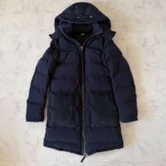 ロンハーマン ダウンコート ジャケット ヤギ革 Ron Herman 紺 - メルカリ