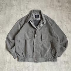 vintage ブルゾンジャケット 短丈 シルク調 アメカジ シティボーイ