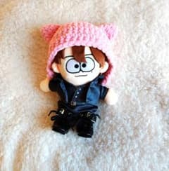 timelesz 橋本将生 ふわもち猫耳帽子 ぬい服 ピンク色 メンカラ - メルカリ