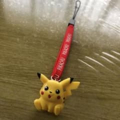 ポケモン ピカチュウ ストラップ クリップ付き - メルカリ