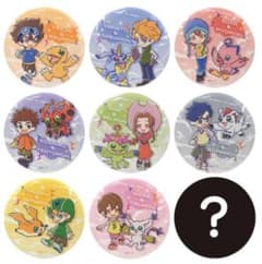 デジモン 缶バッジ コンプセット ダイソー 全9種セット - メルカリ