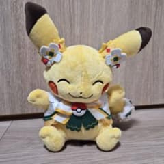 ポケパークカントー限定 ピカチュウ帽子なし マスコットぬいぐるみ