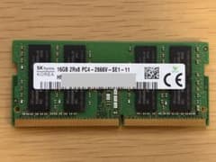 SK hynix 16GB DDR4 メモリー PC4-2666V - メルカリ