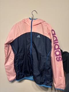 adidas ナイロンジャケット ピンク クライマプルーフ Mサイズ